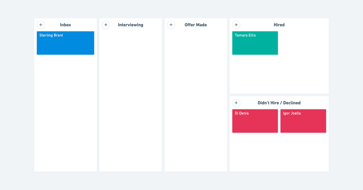 Hiring Candidate Tracker Template