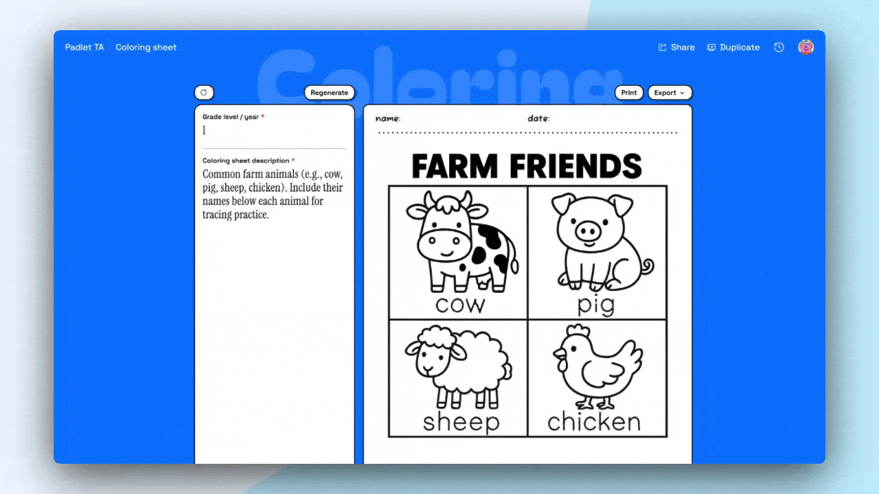 Create engaging activities with Padlet TA